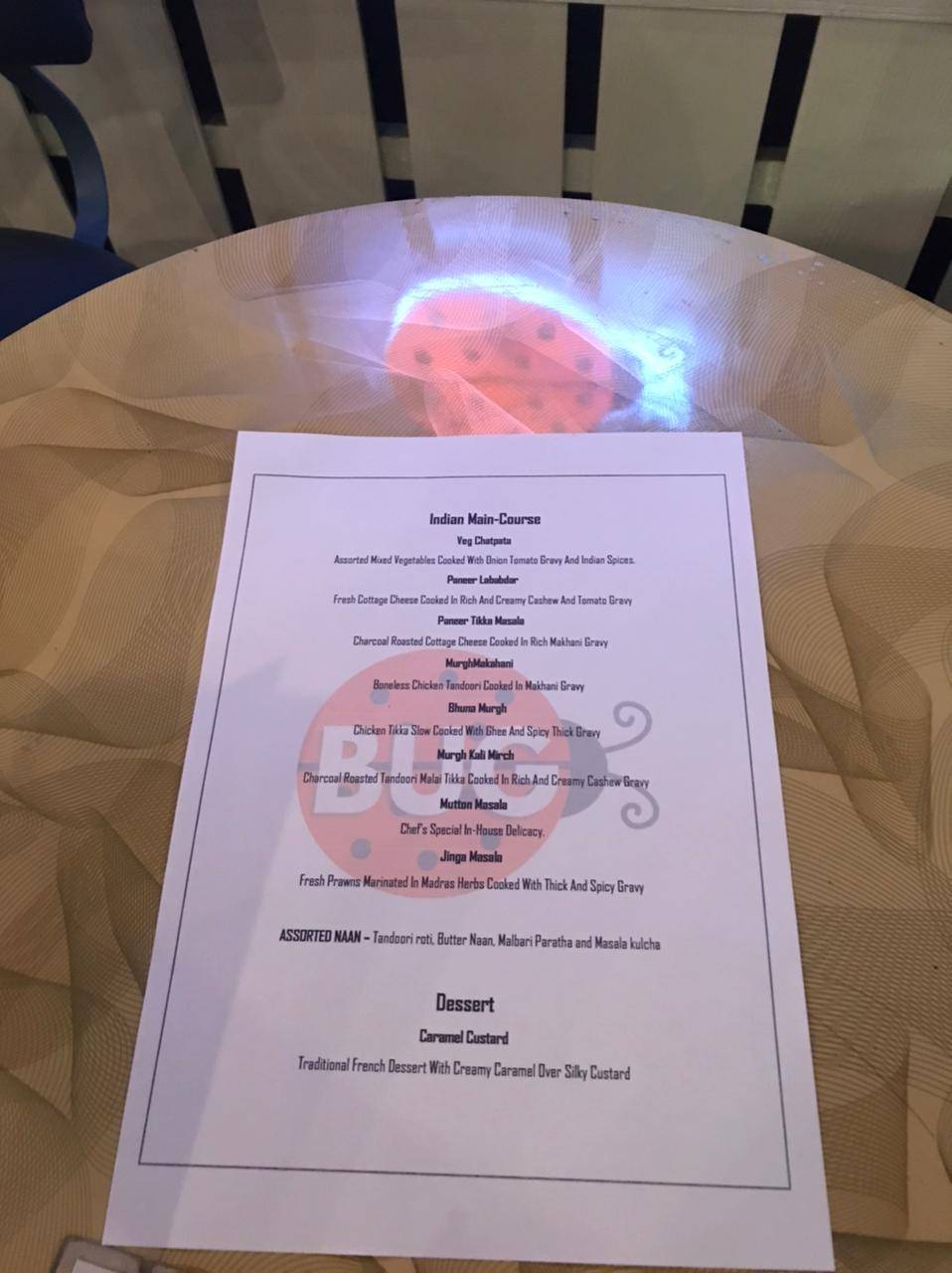 BUG & BASS menu