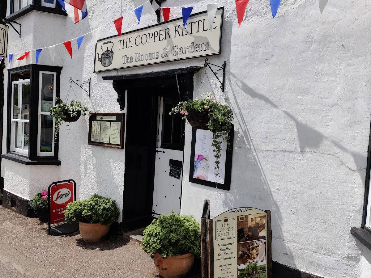 Menu at The Copper Kettle cafe, Dulverton