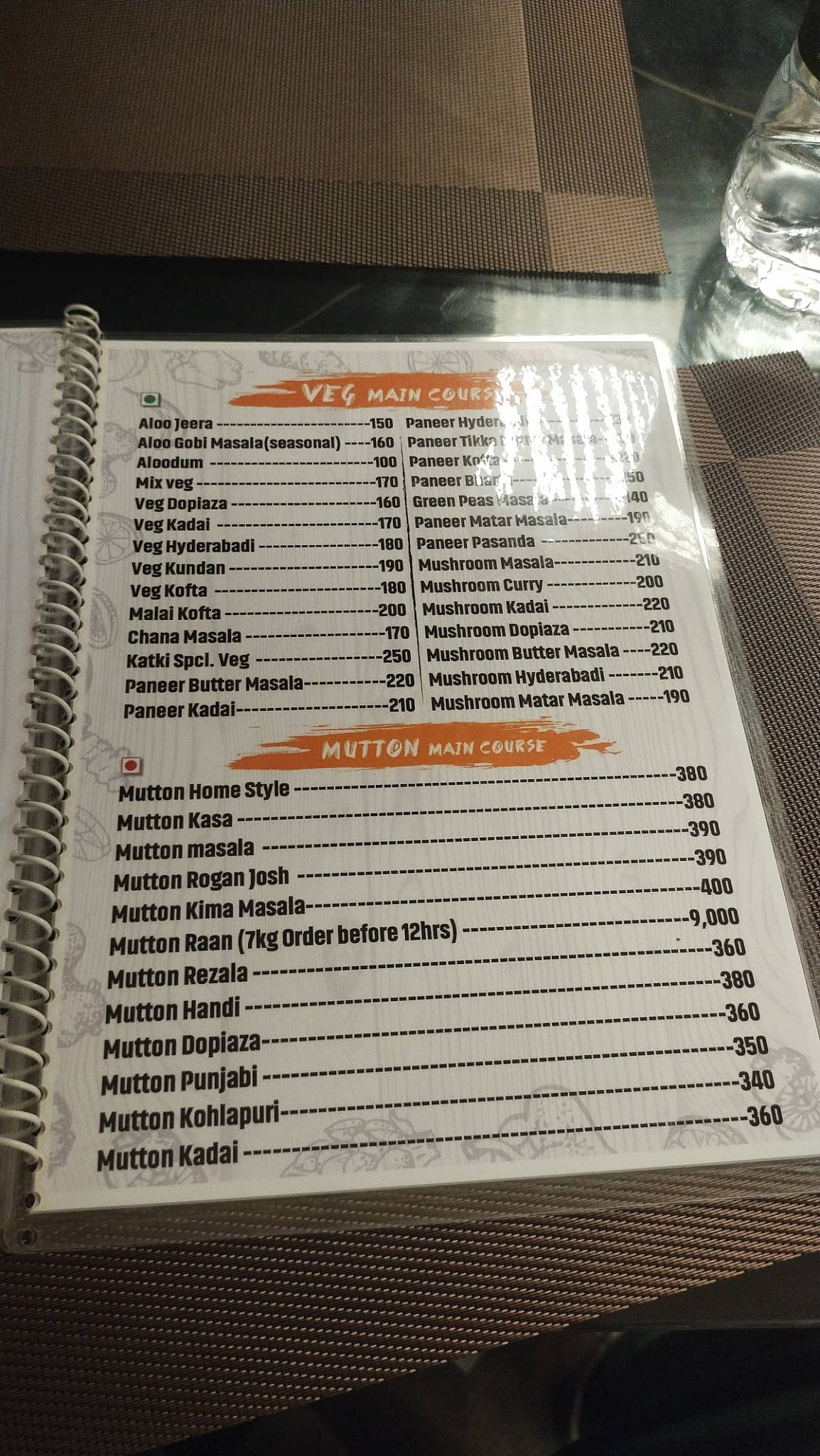 The Katki Restro & Cafe menu