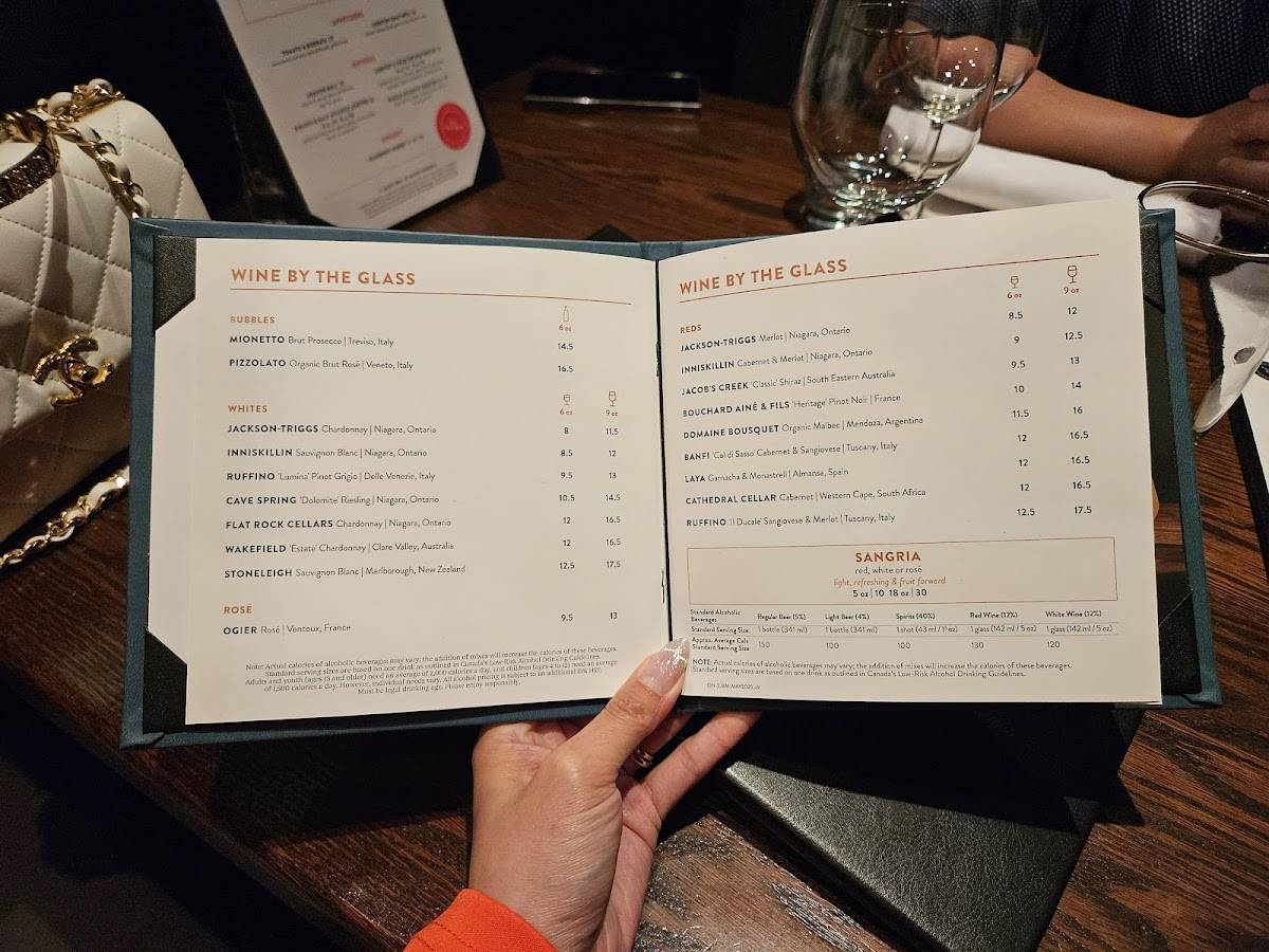Menu de The Keg Steakhouse + Bar - Ajax