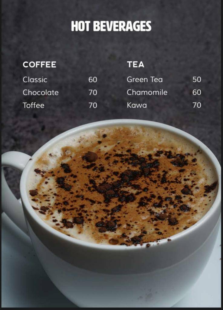 The kurtosh Vadodara menu