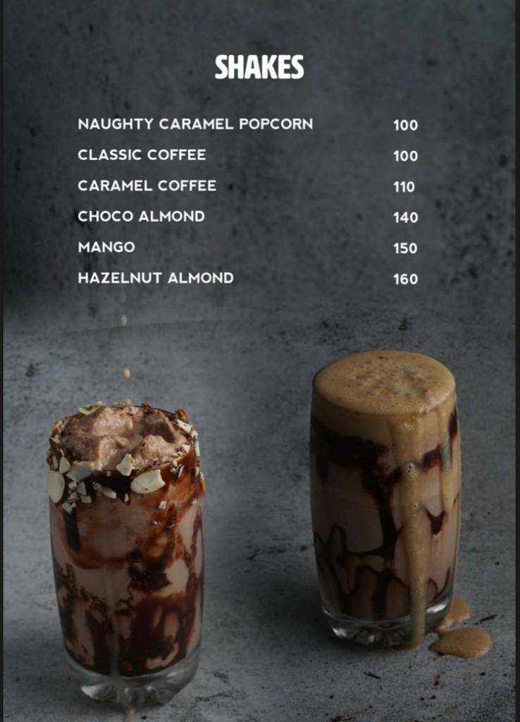 The kurtosh Vadodara menu