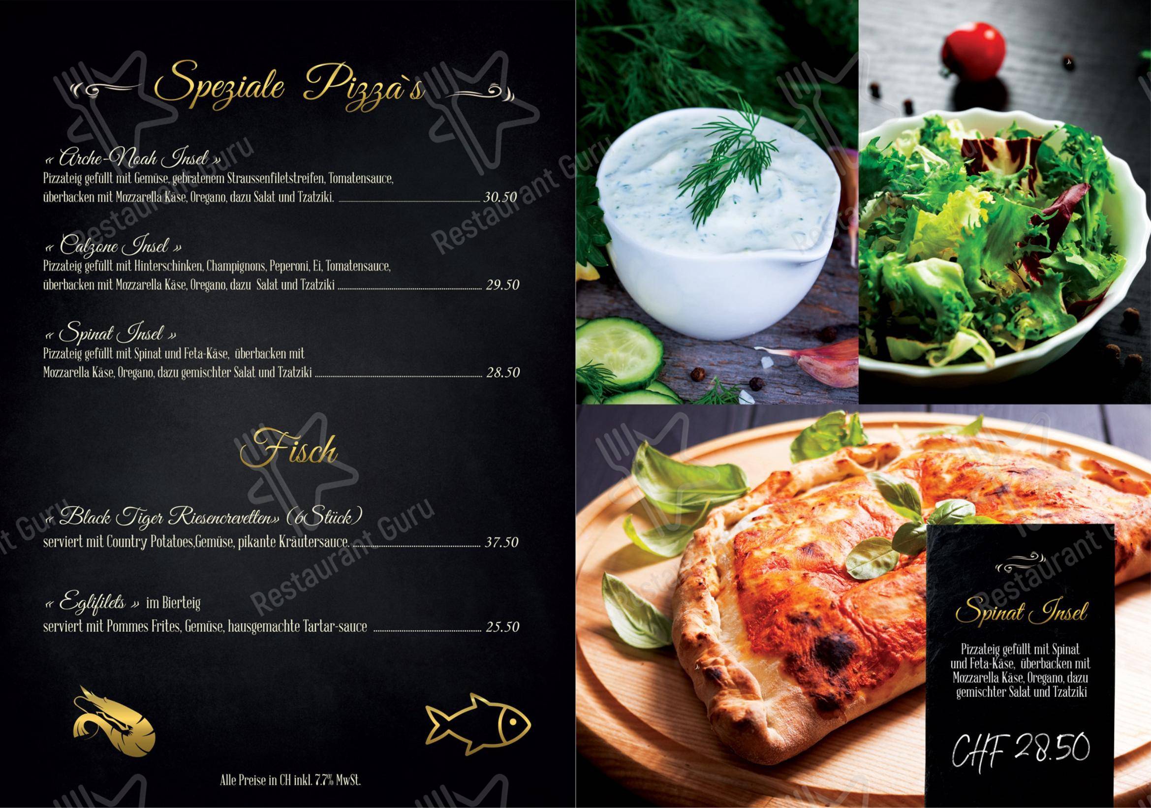 Tomate-Birkenhof Restaurant in Wettingen - Menu