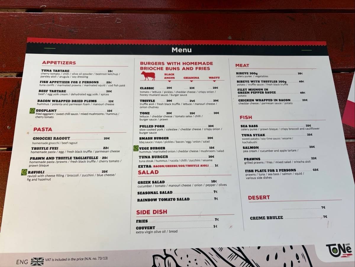 Menu di Tone 