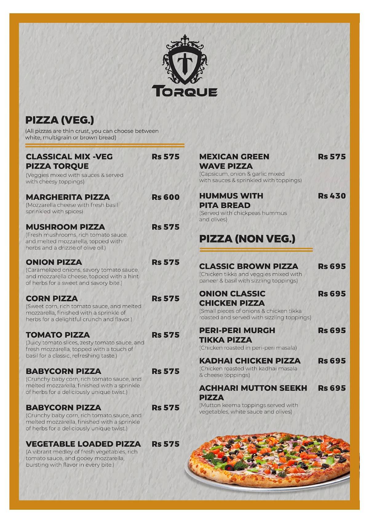Torque menu