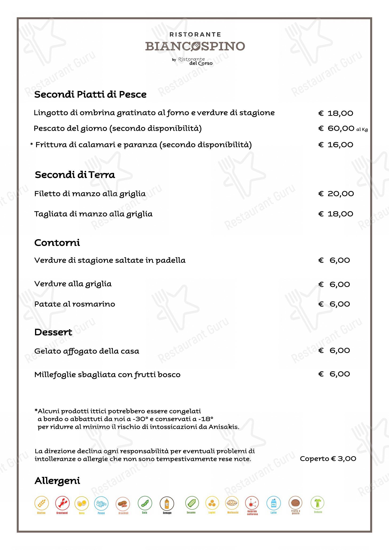 Menu per Trattoria del corso in Altamura