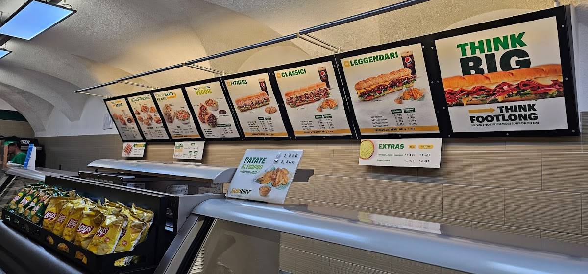 Menu di Subway 