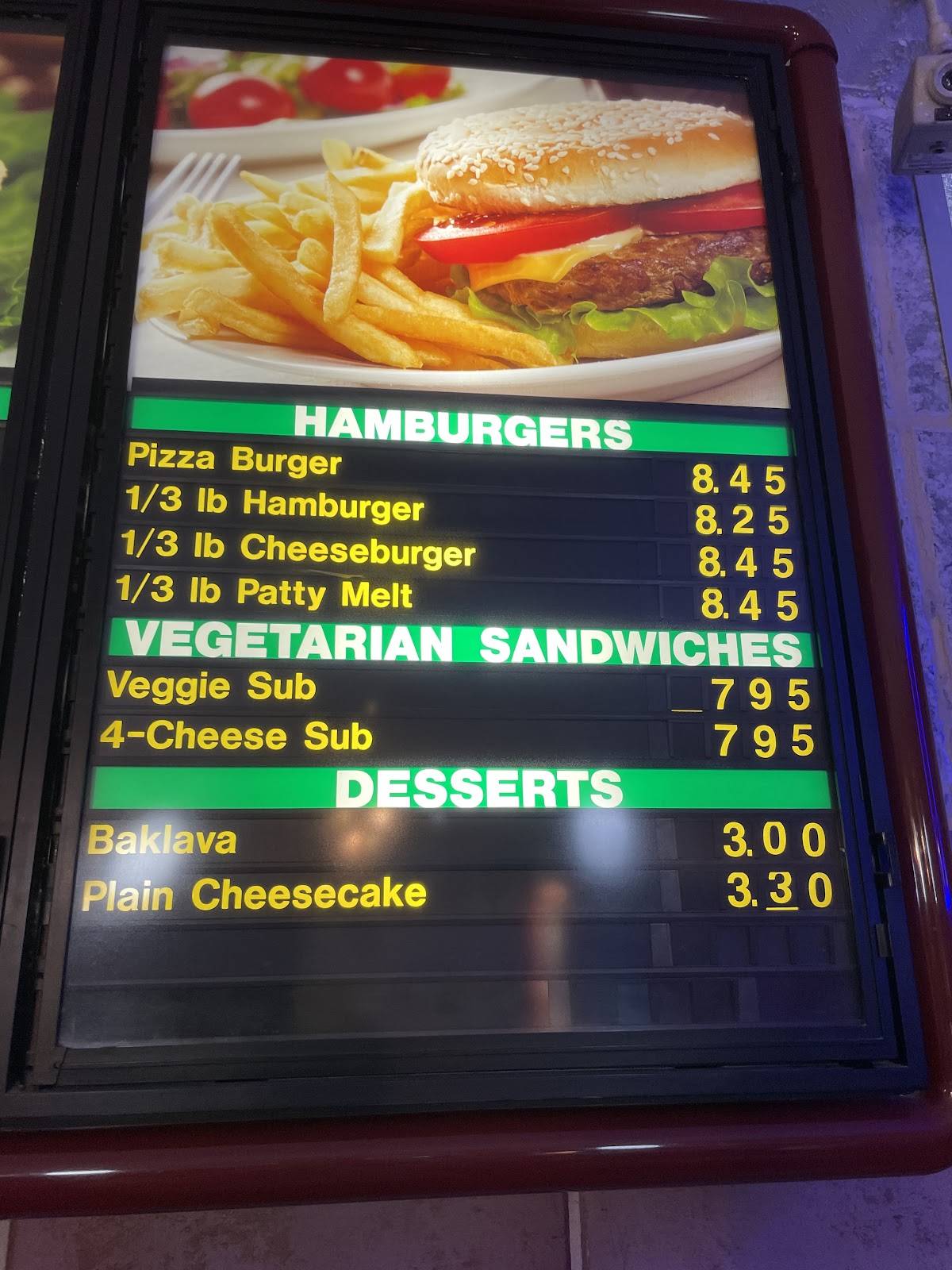 Menu at Rafael's Italian Restaurant, Trenton