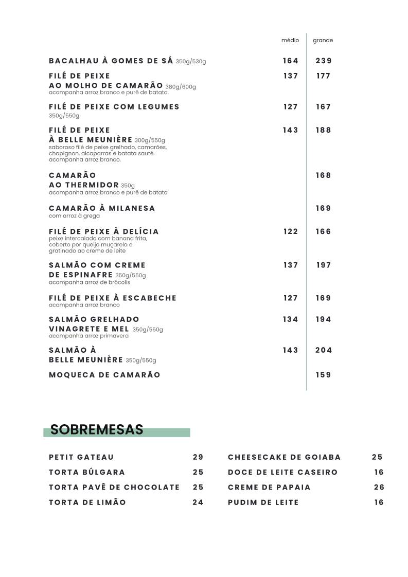 Trevo Restaurante Melhor Picanha de Sergipe cardápio