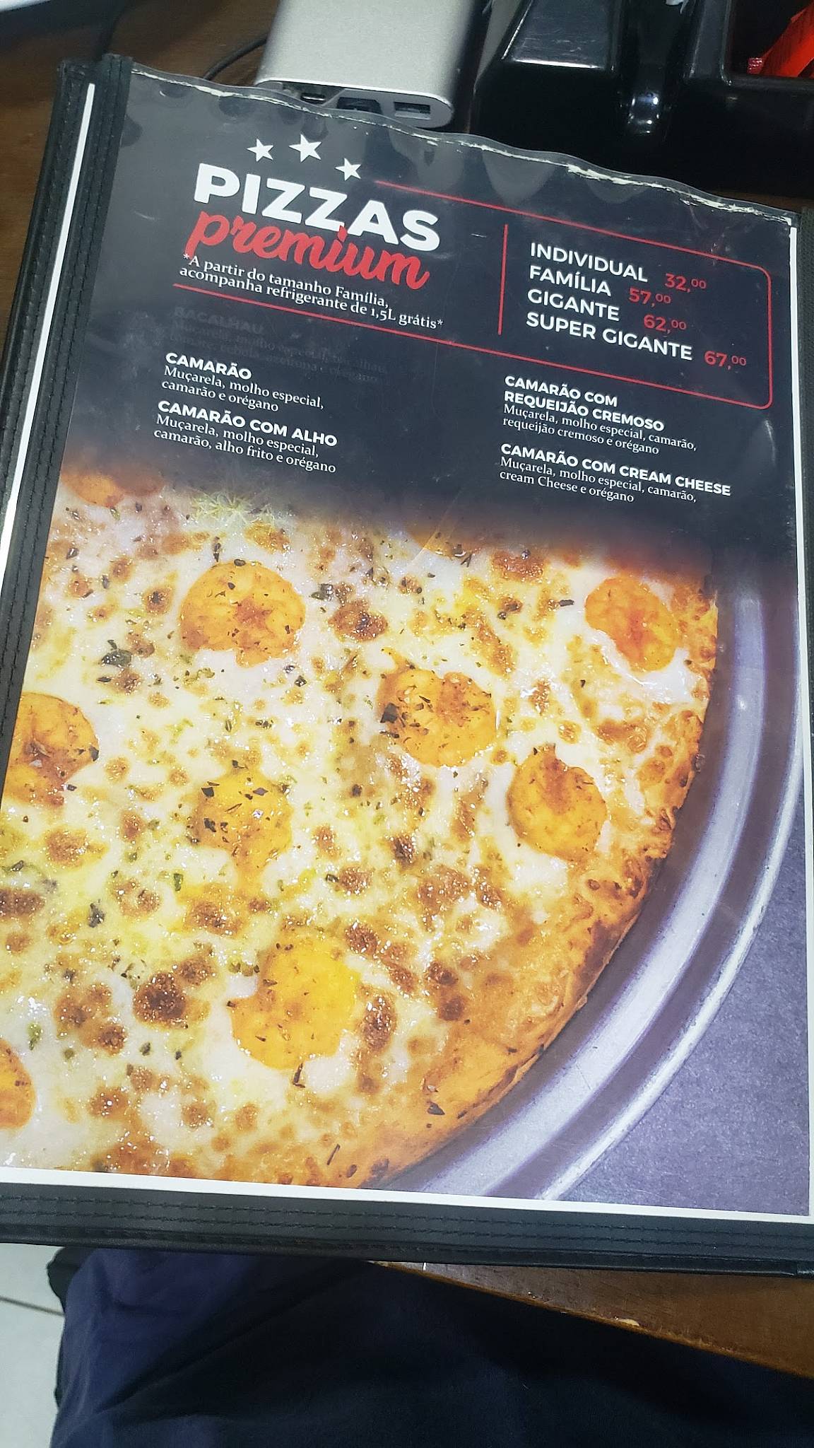 Uau Pizza cardápio