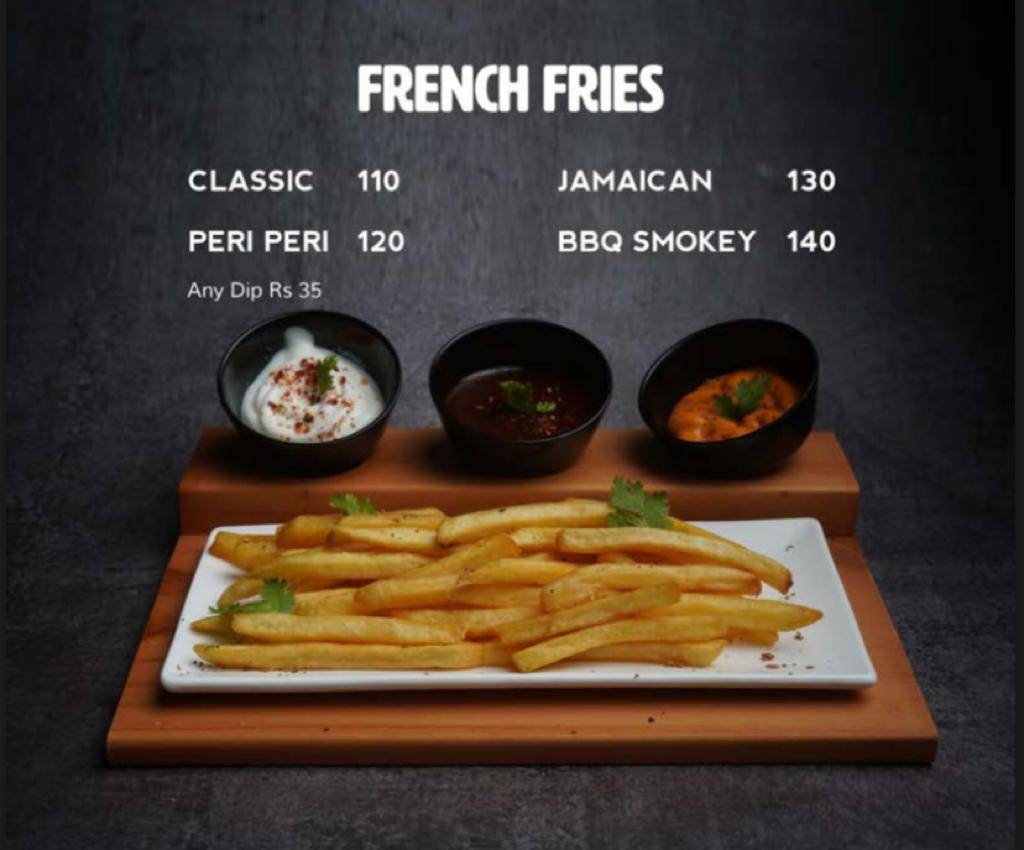 The kurtosh Vadodara menu