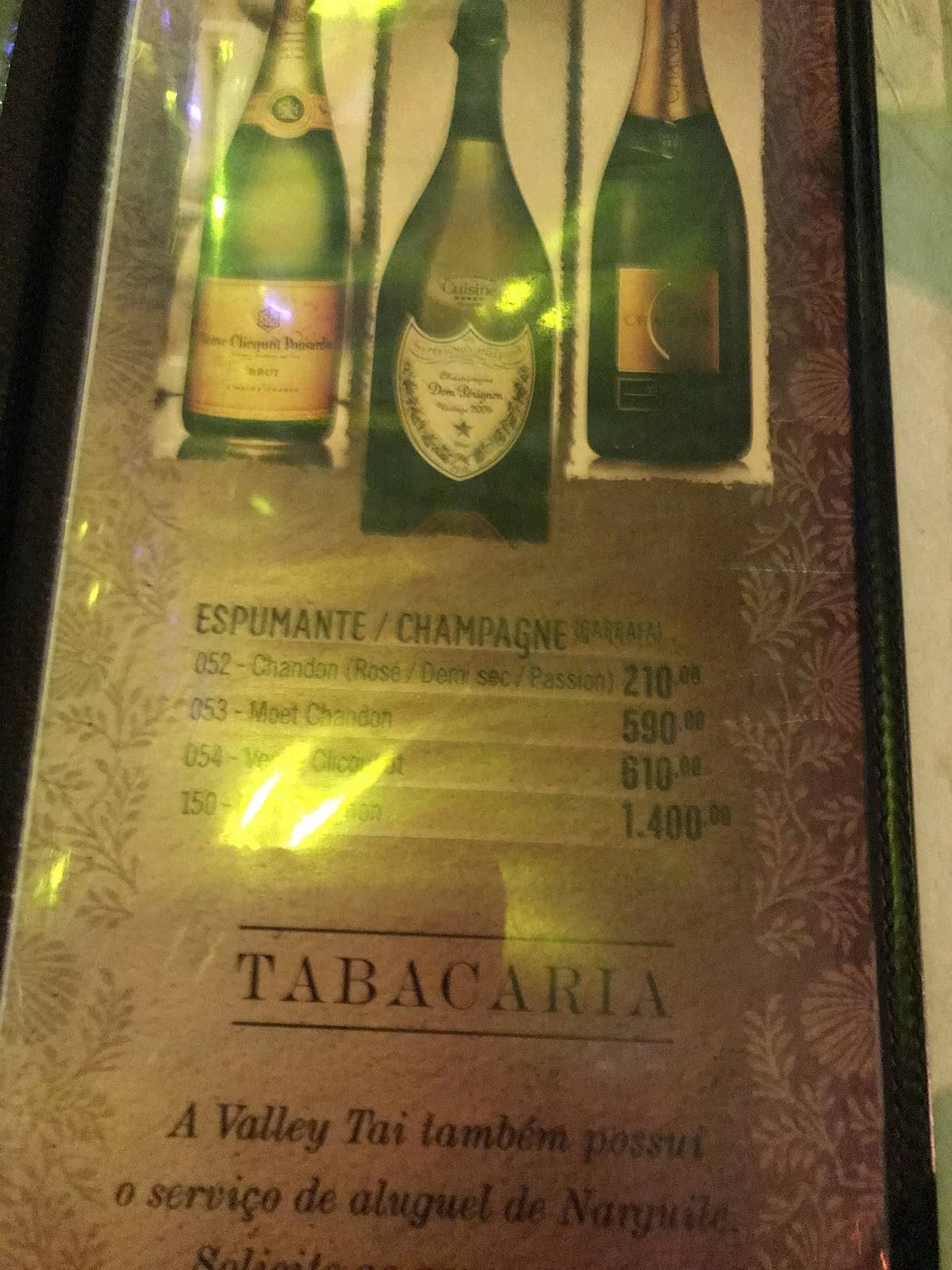 Valley Pub cardápio