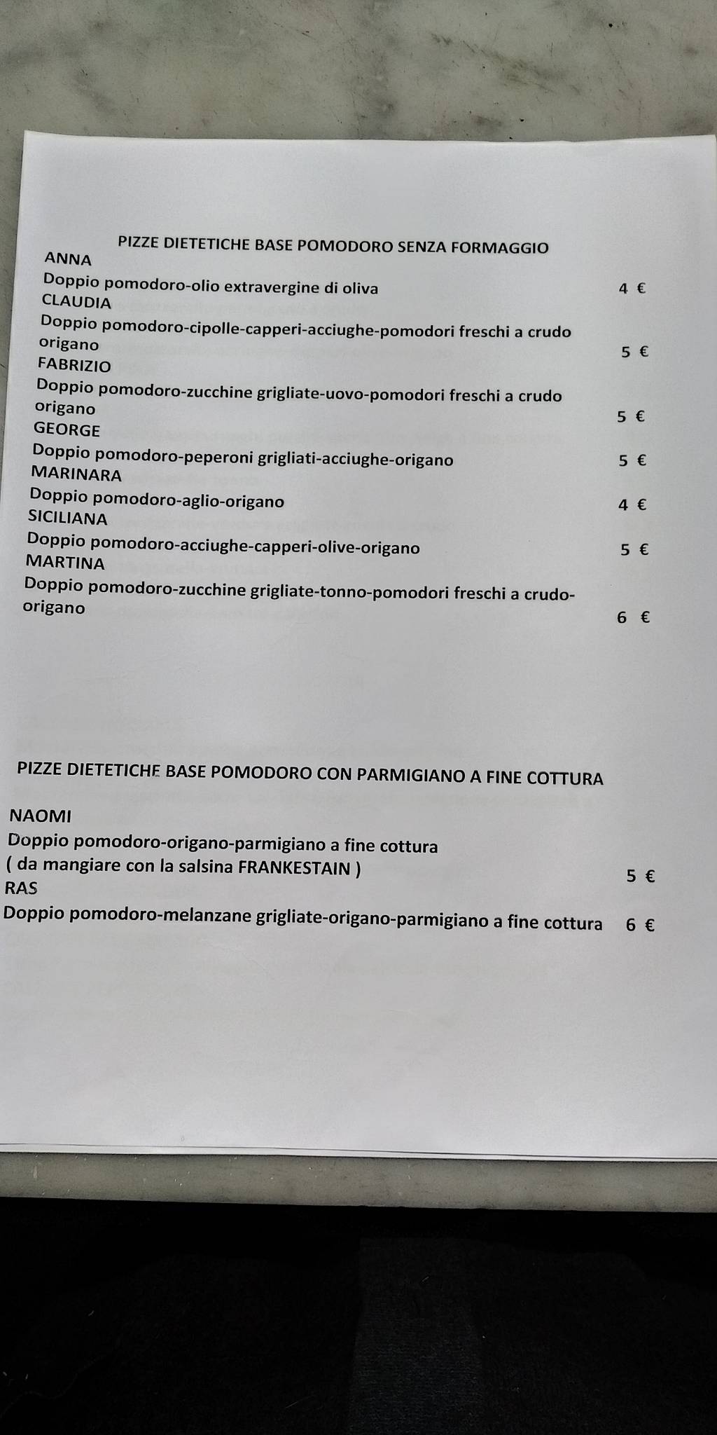 Menu di Van Gogh Di Lombardo Franco 