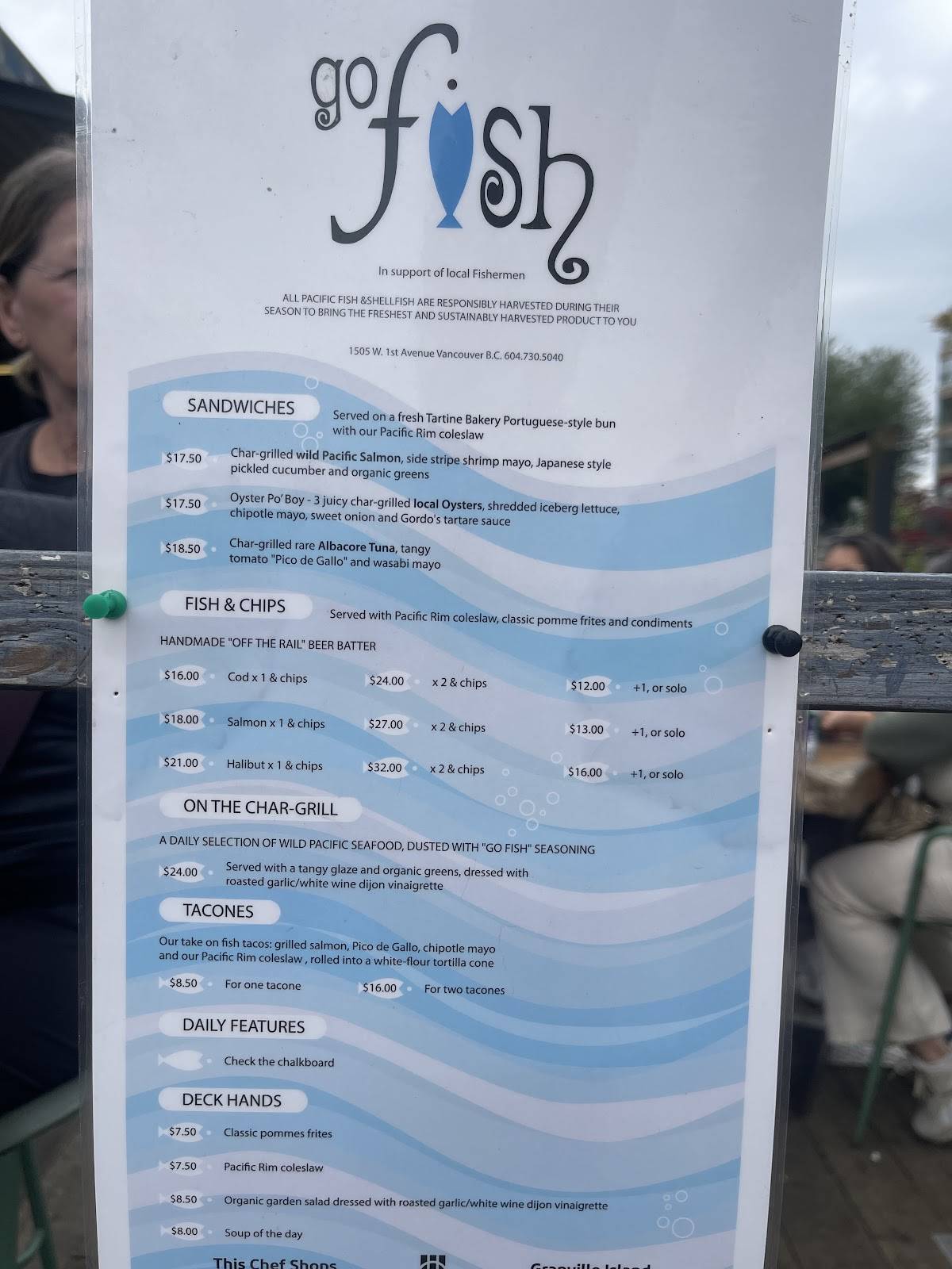 Menu de Go Fish