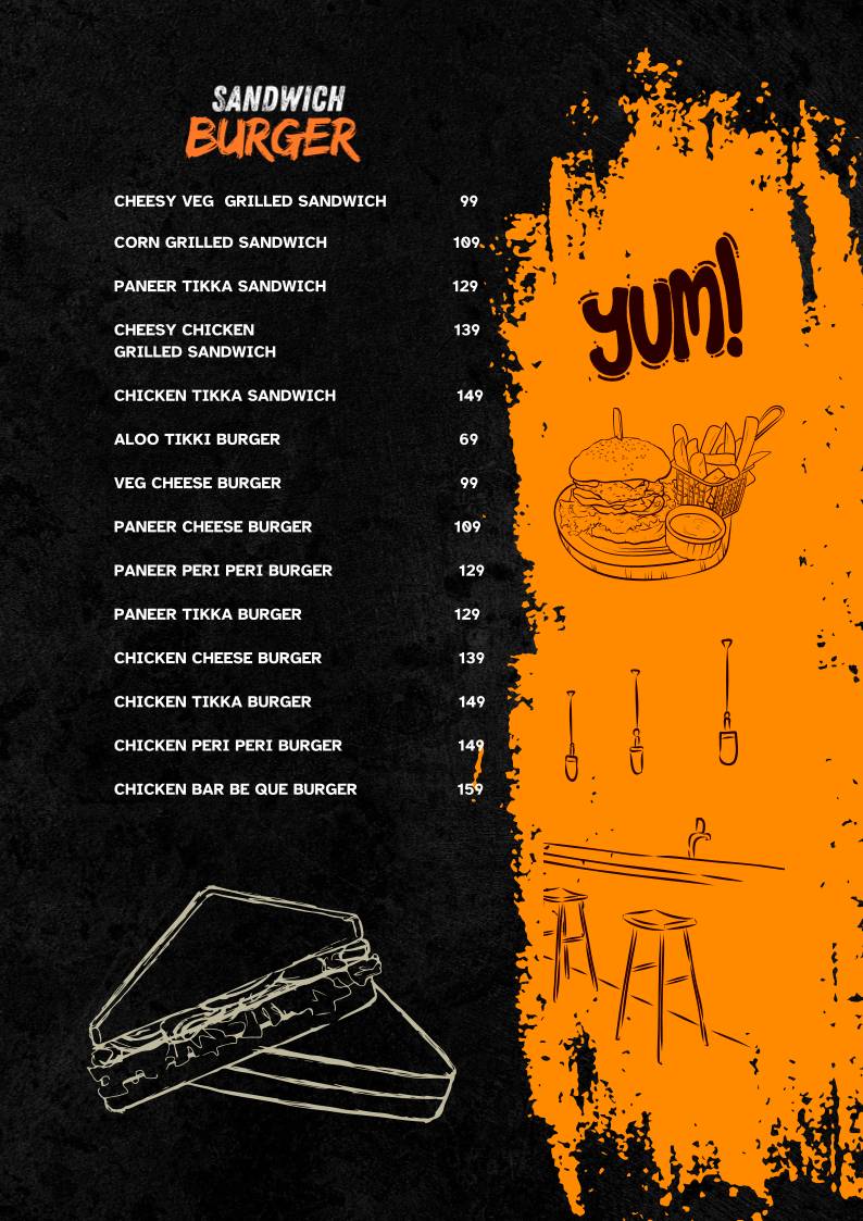 Vatika Garden Restaurant menu