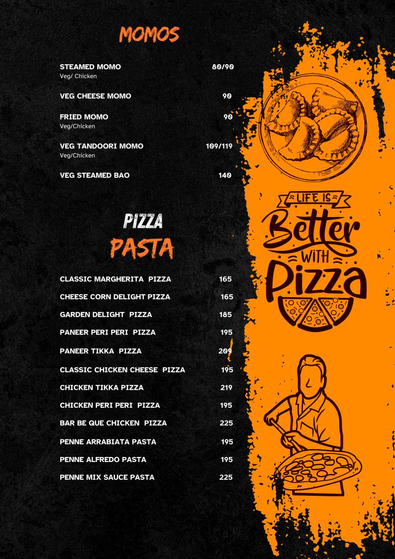 Vatika Garden Restaurant menu