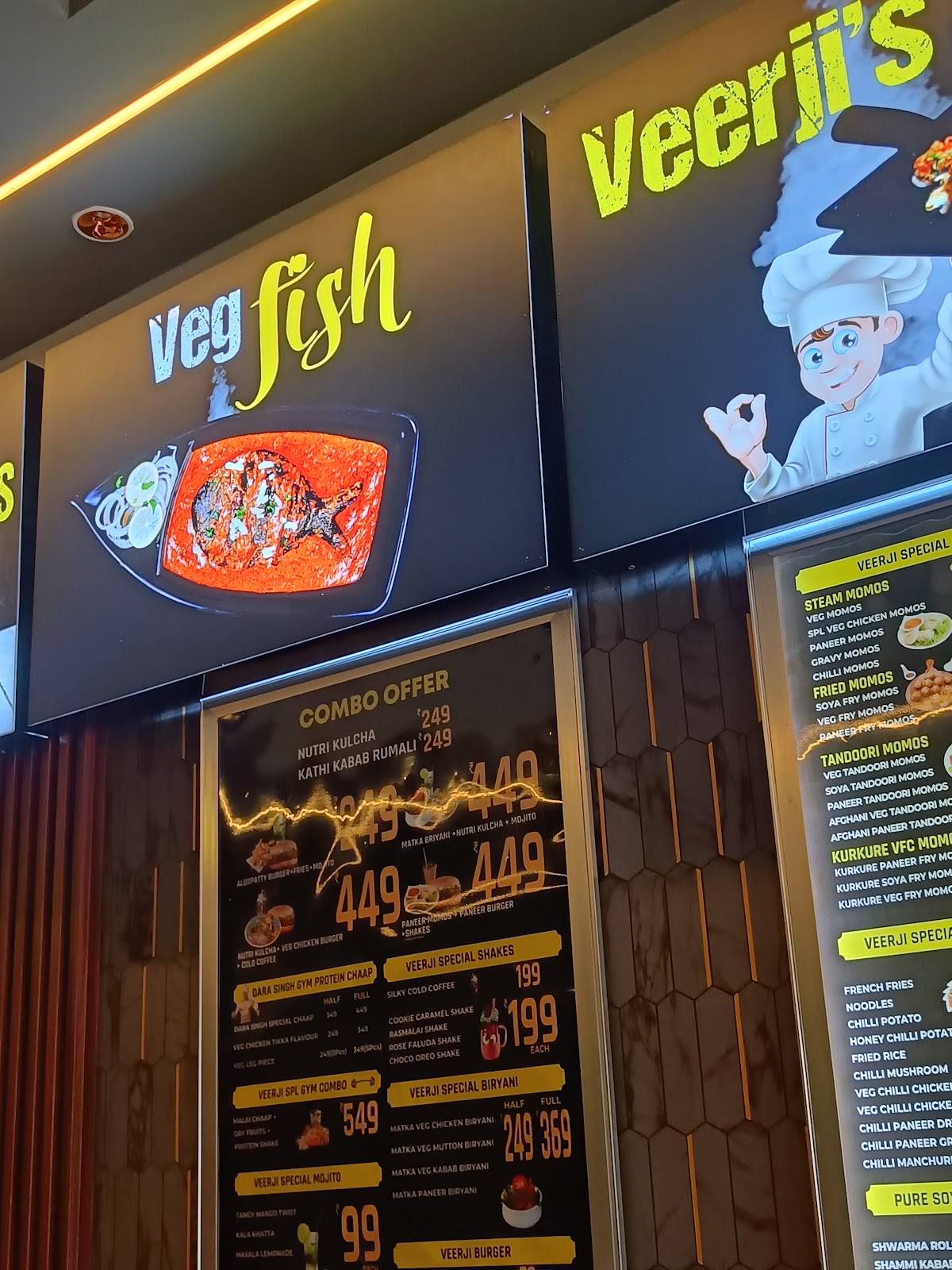 Veer Ji Malai Chaap Wale [Subharti University Meerut] menu