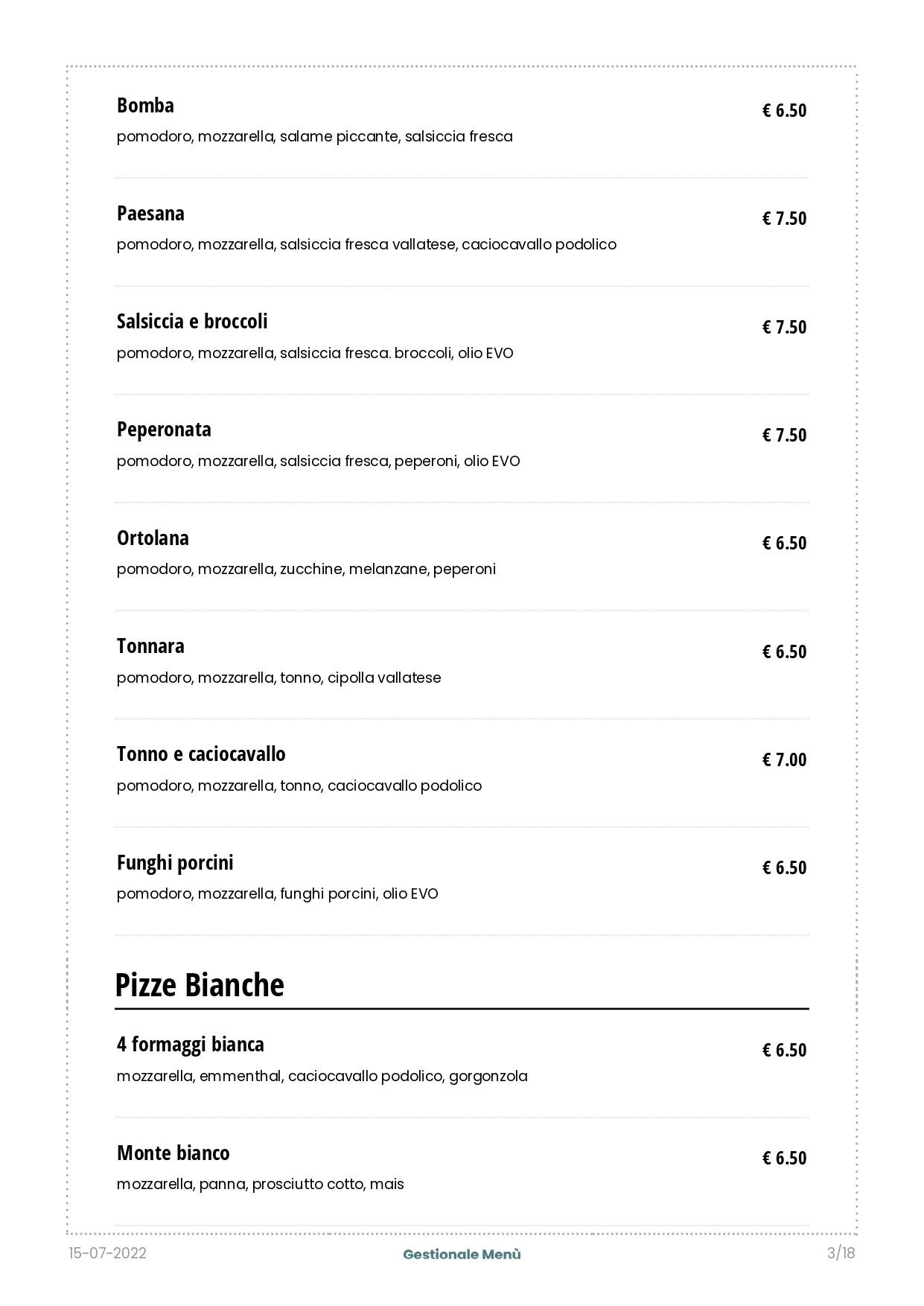 Menu di Venerius Pub 