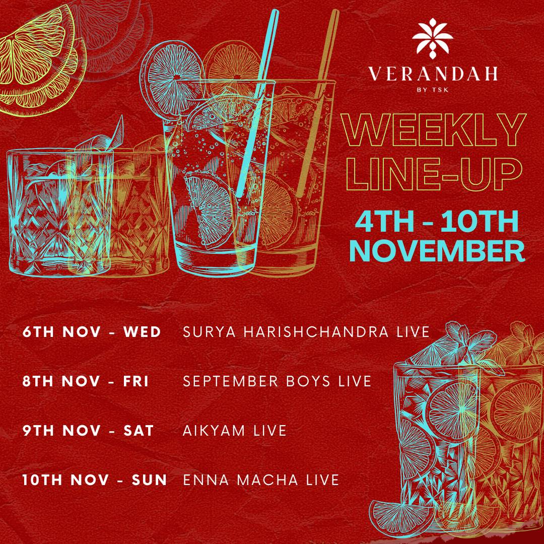 Verandah By TSK Secunderabad menu