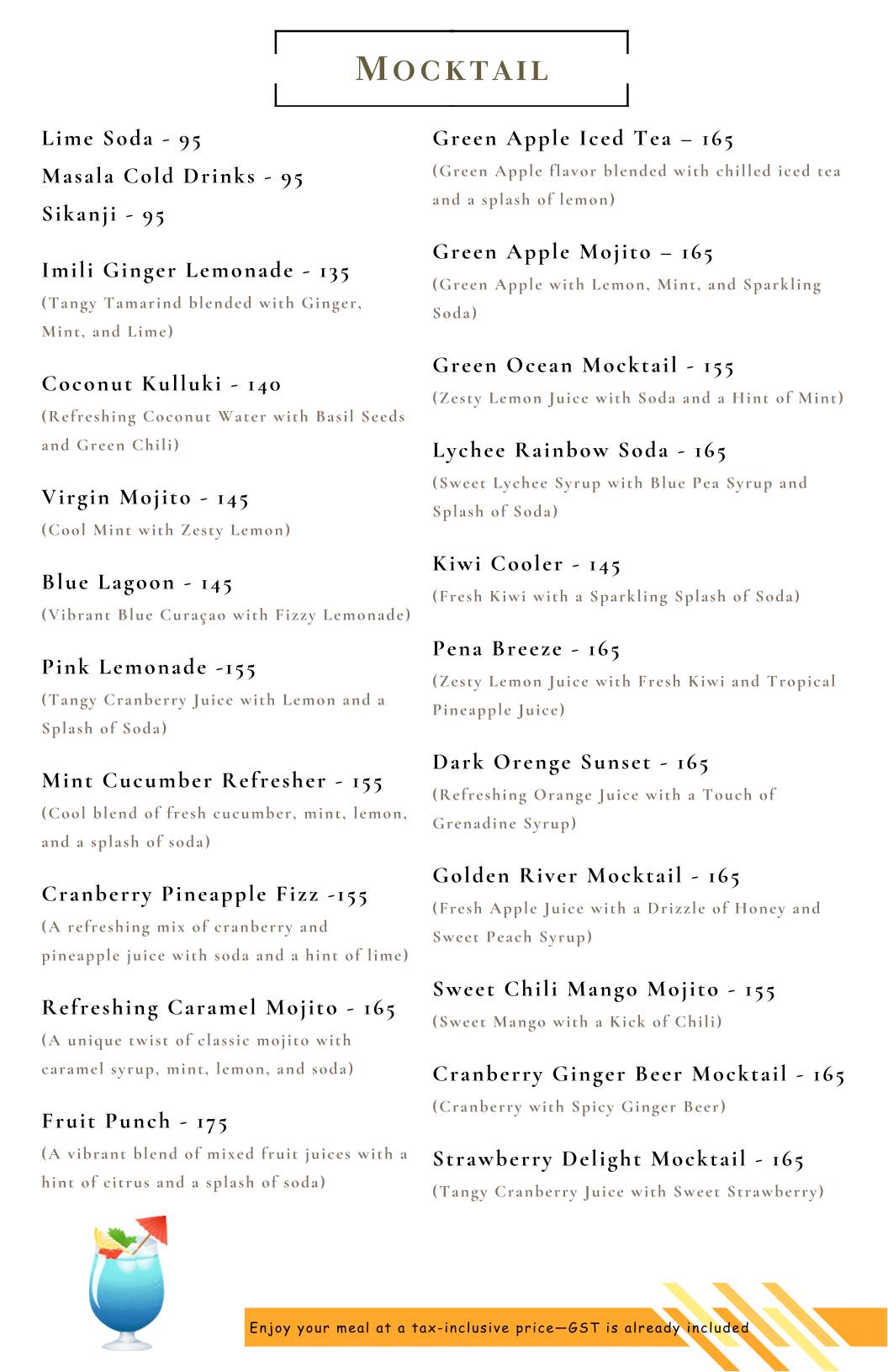 Vreehi - Multi Cuisine Restaurant (Odia, Bengali, Indian, Chinese & Continental) in Ranchi menu