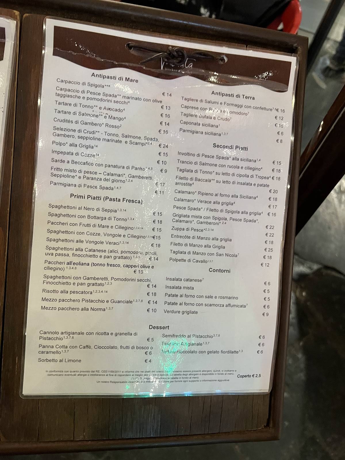 Menu di Vuciata