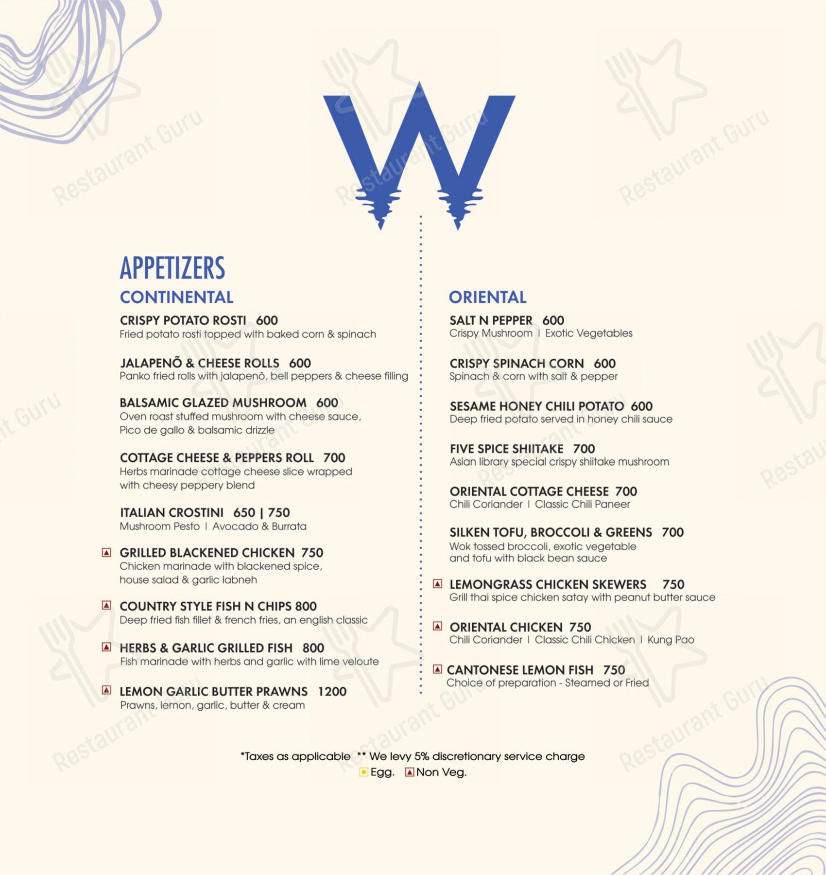Waterside - Menu bar
