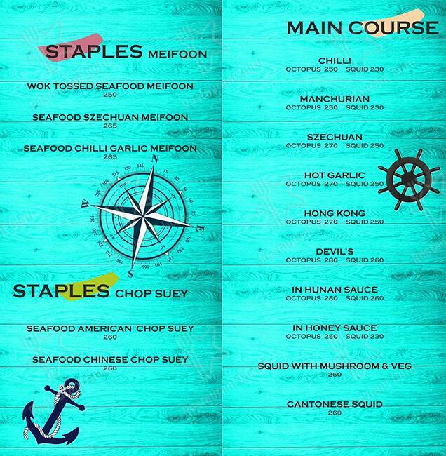 Wok Up menu