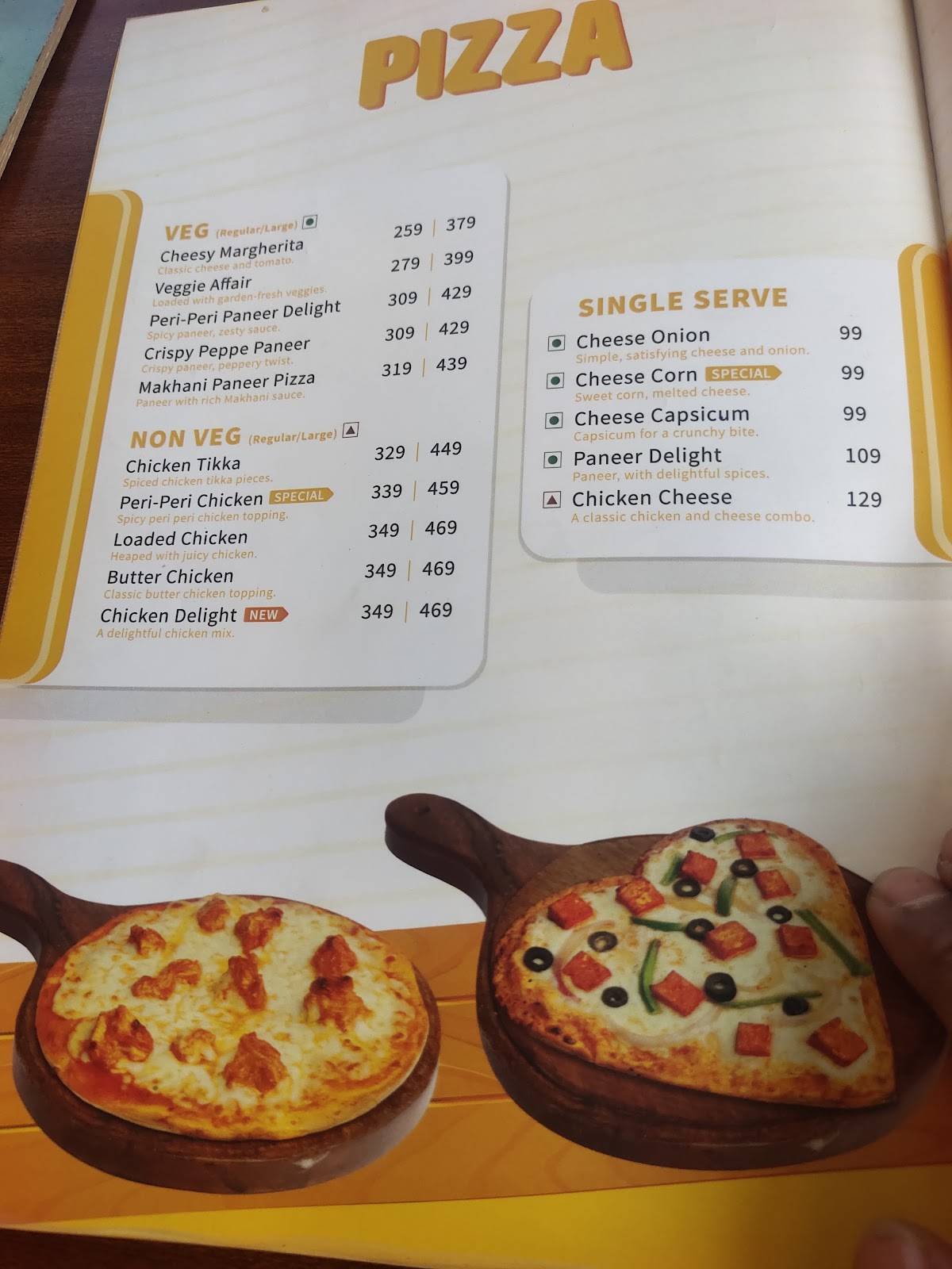 Xero Degrees menu