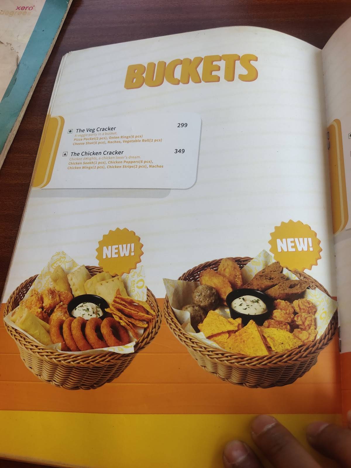 Xero Degrees menu