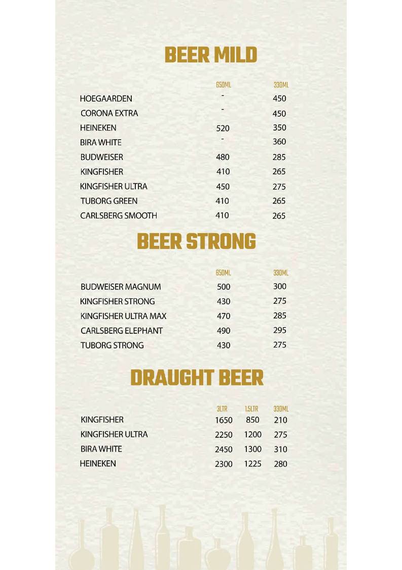 Ya Basa -Taproom & Kitchen menu