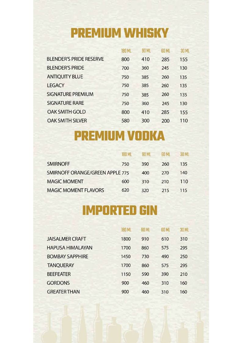 Ya Basa -Taproom & Kitchen menu