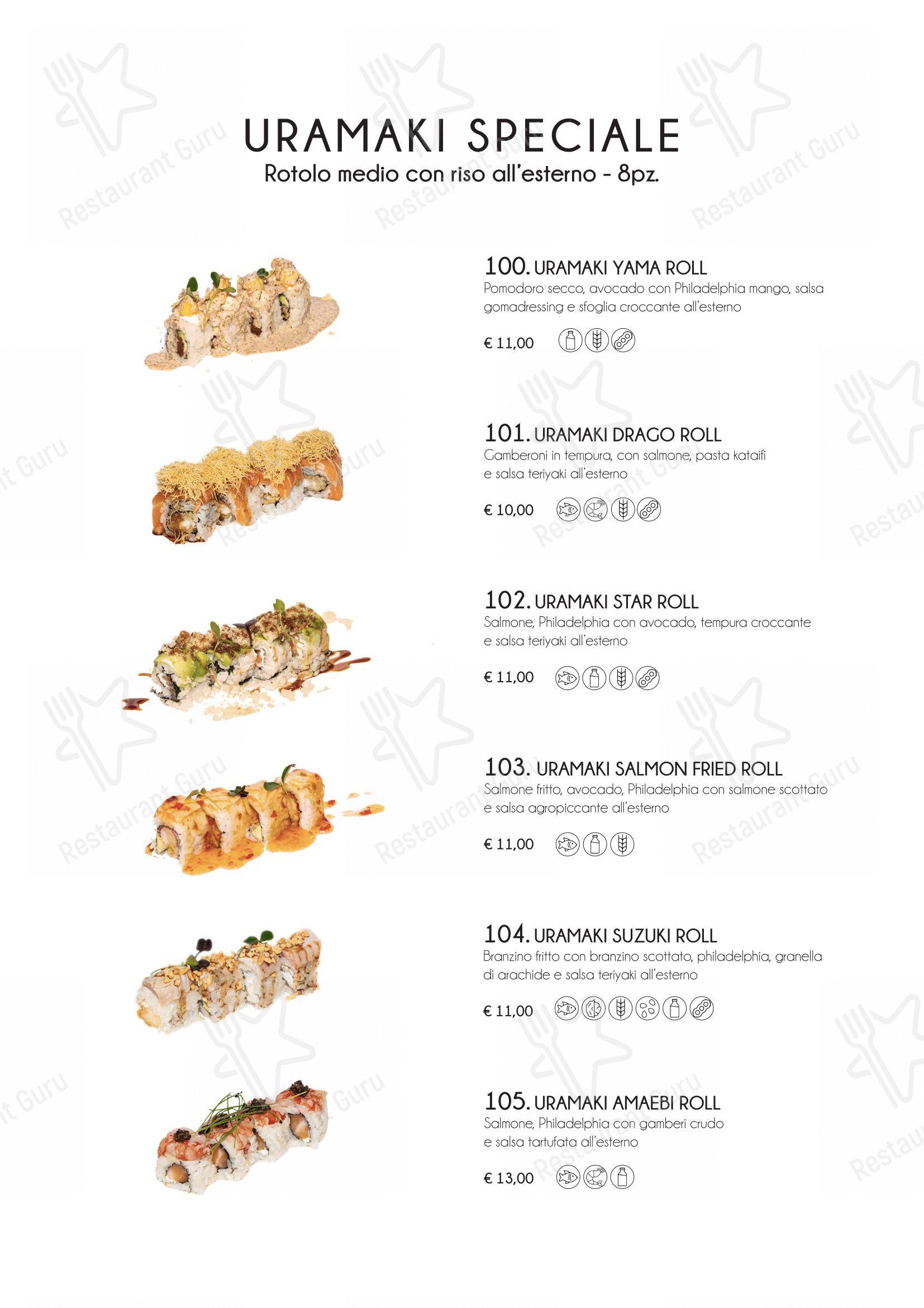 菜单 per Yama Sushi Experience in Genova