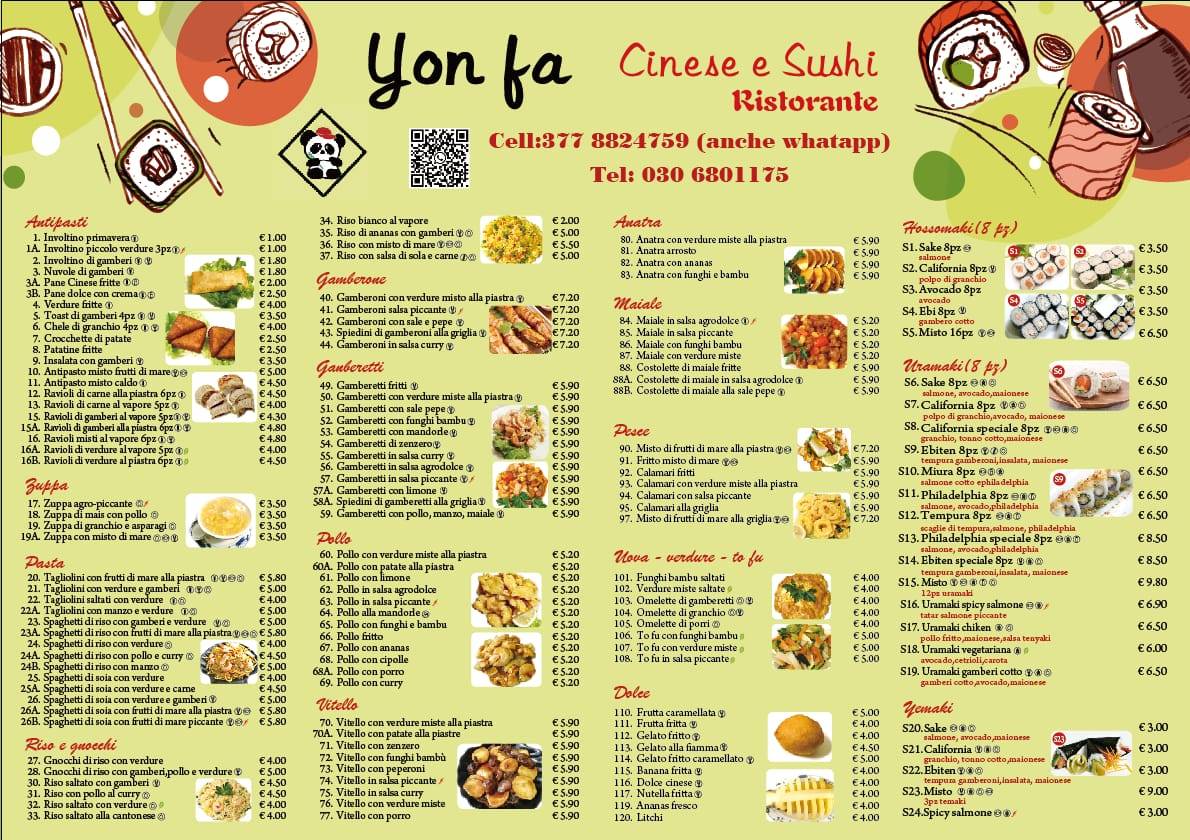 Menu di Yon-Fa 