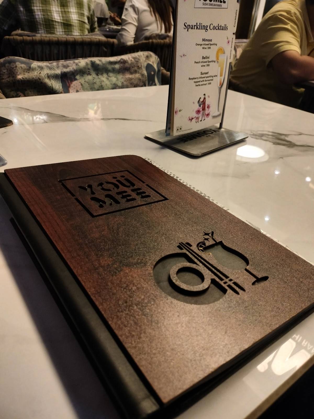 YouMee DLF Cyber Hub menu