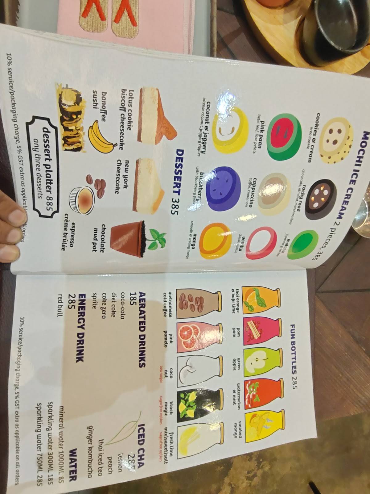 Yum Yum Cha Select Citywalk menu