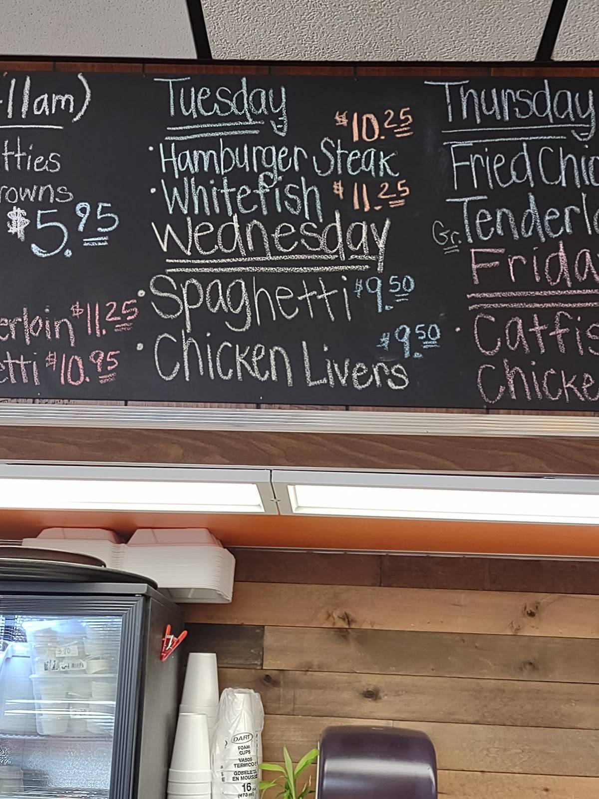 Menu at ZOE'S FAMILY RESTAURANT, Winston-Salem