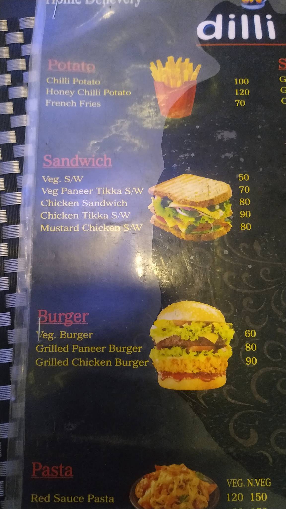 dilli 6 menu