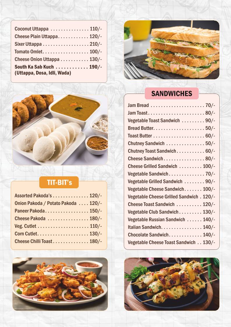 gayatrree Veg Restaurant menu