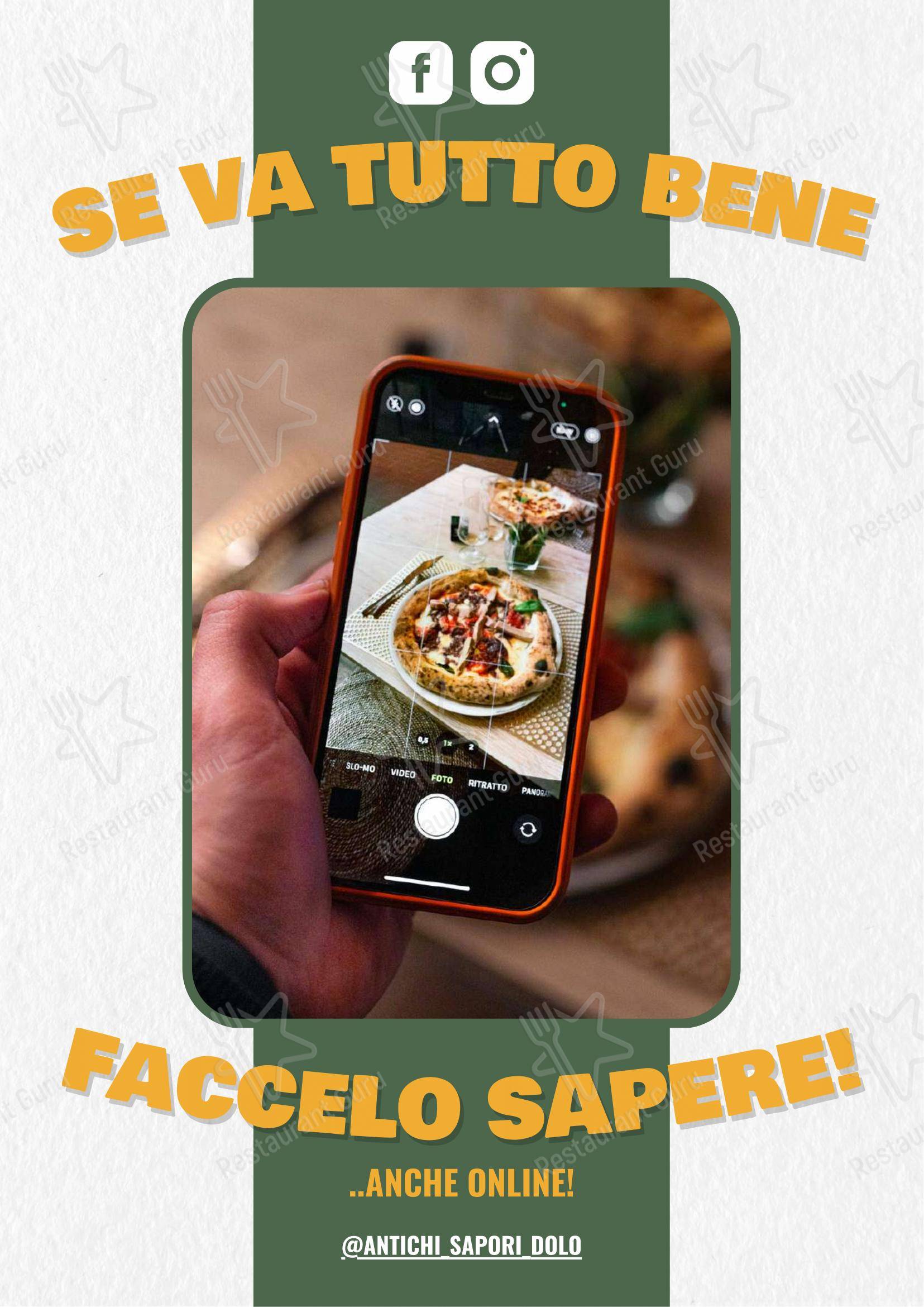 Menu di Antichi Sapori Dolo - Menu