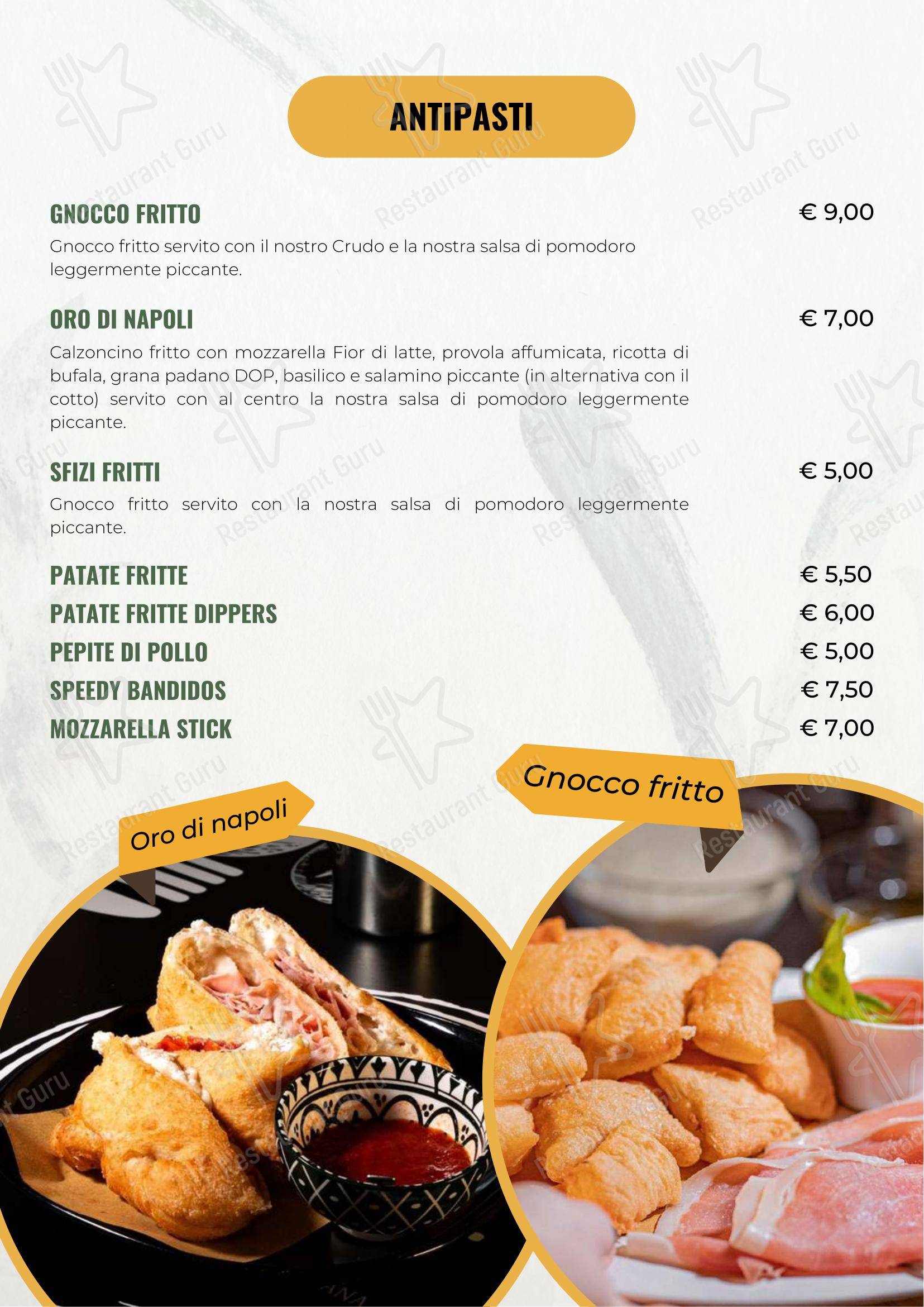 Menu per Antichi Sapori Dolo ristorante