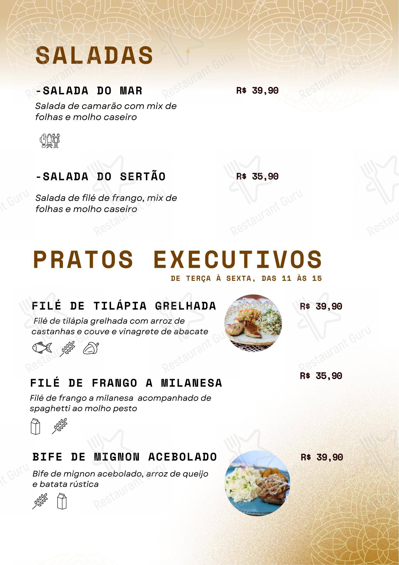 Menu para Esquina Brasil Fortaleza - Gastronomia Cultura churrascaria