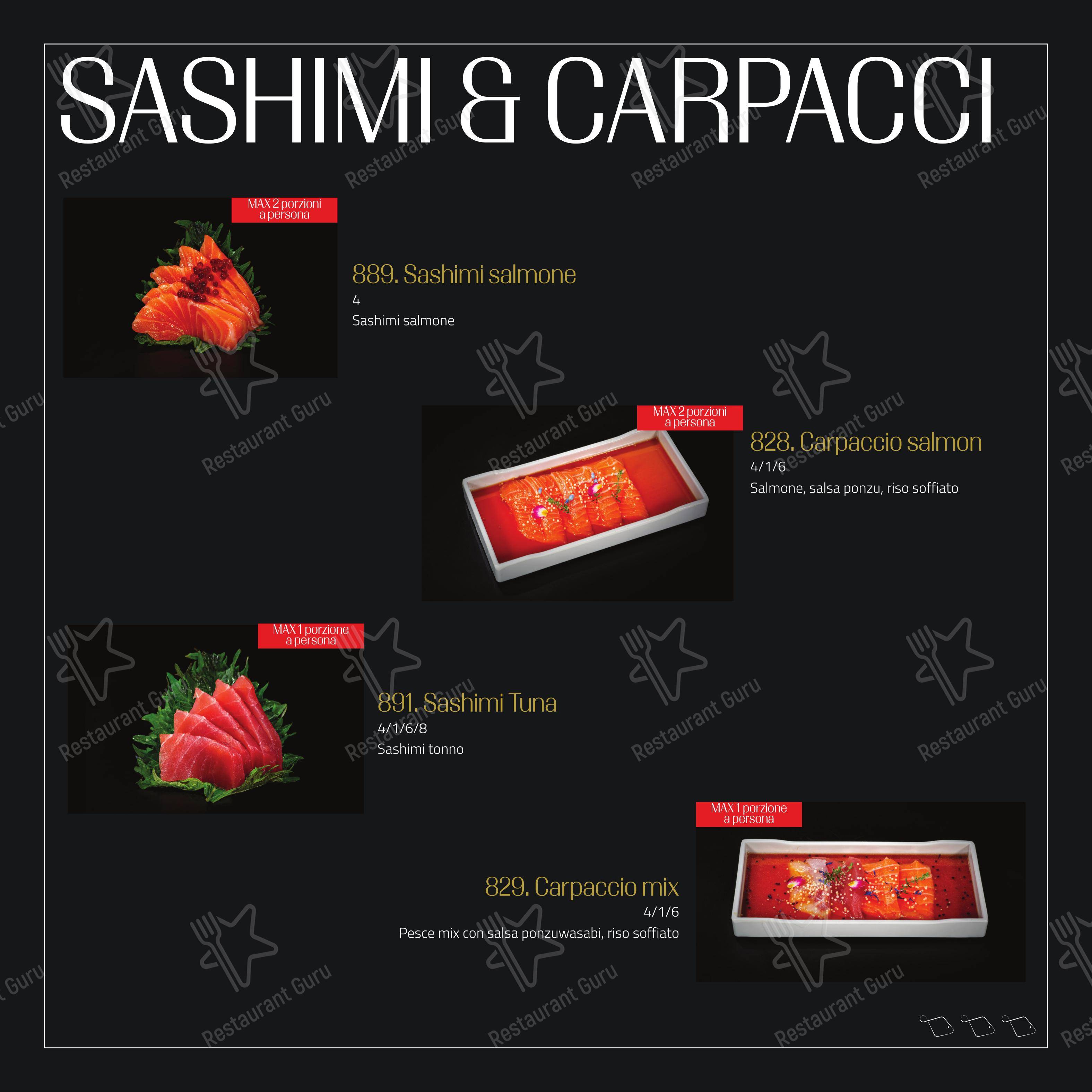 Menu per Feel Sushi in Imola