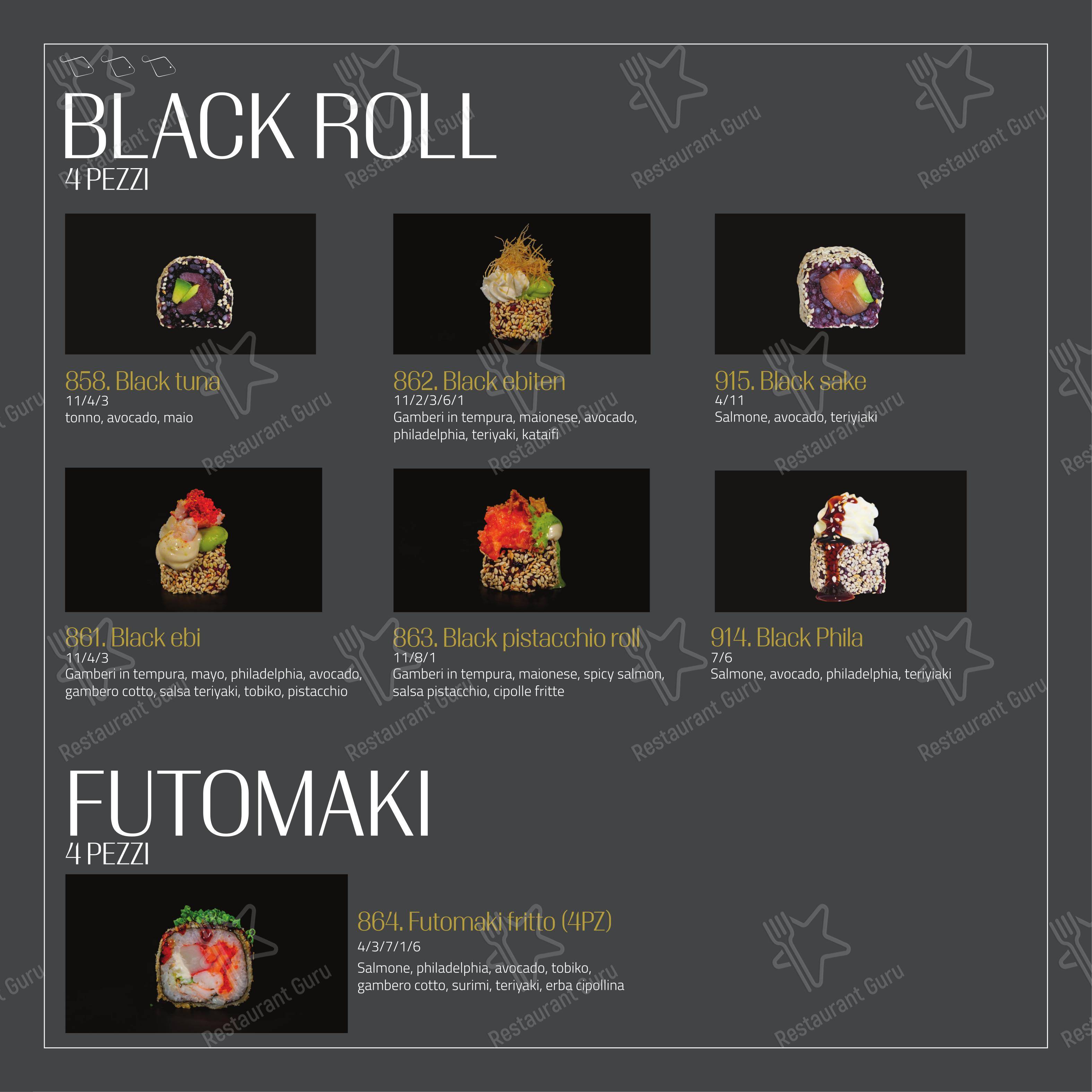 Menu di Feel Sushi - 菜单