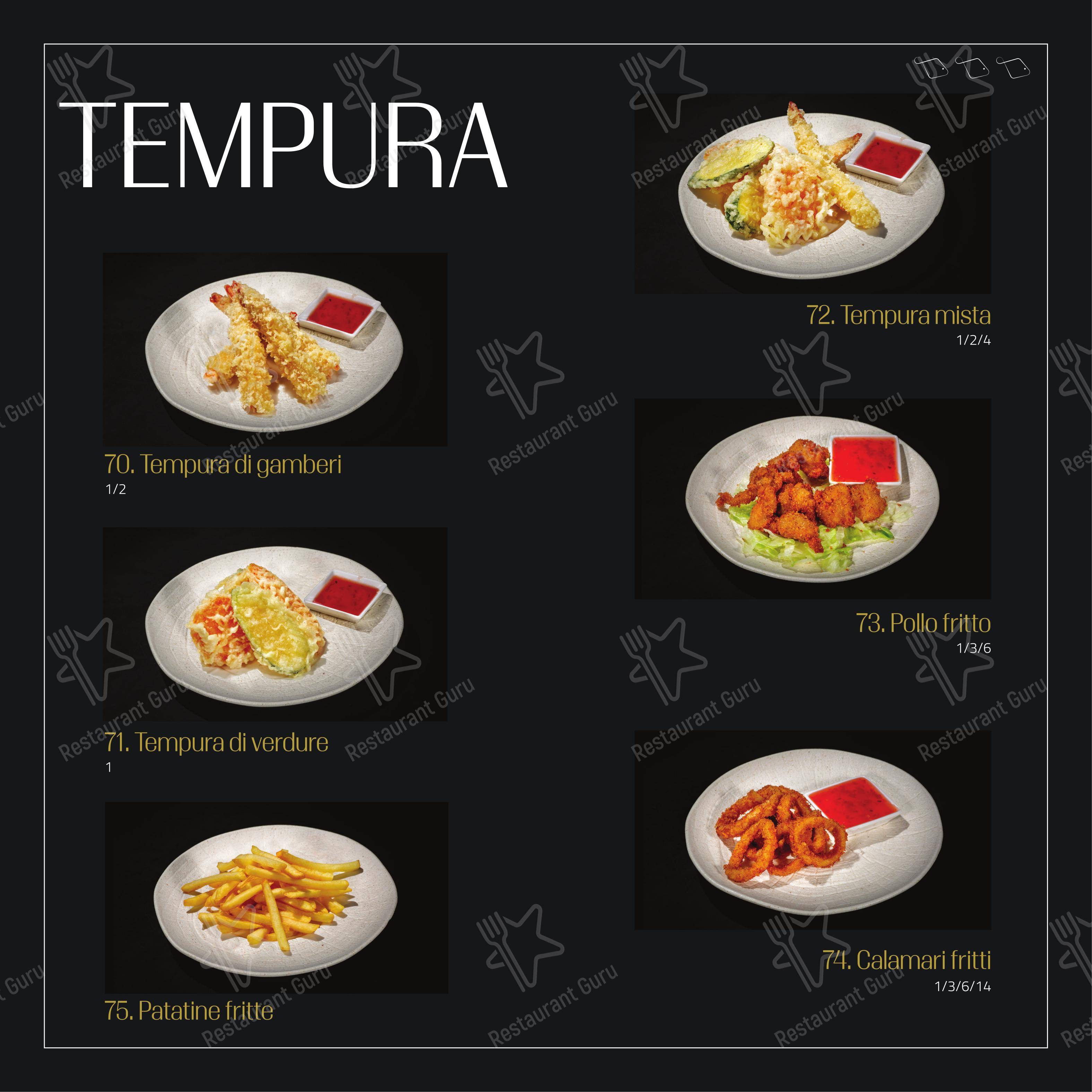 Menu per Feel Sushi in Imola