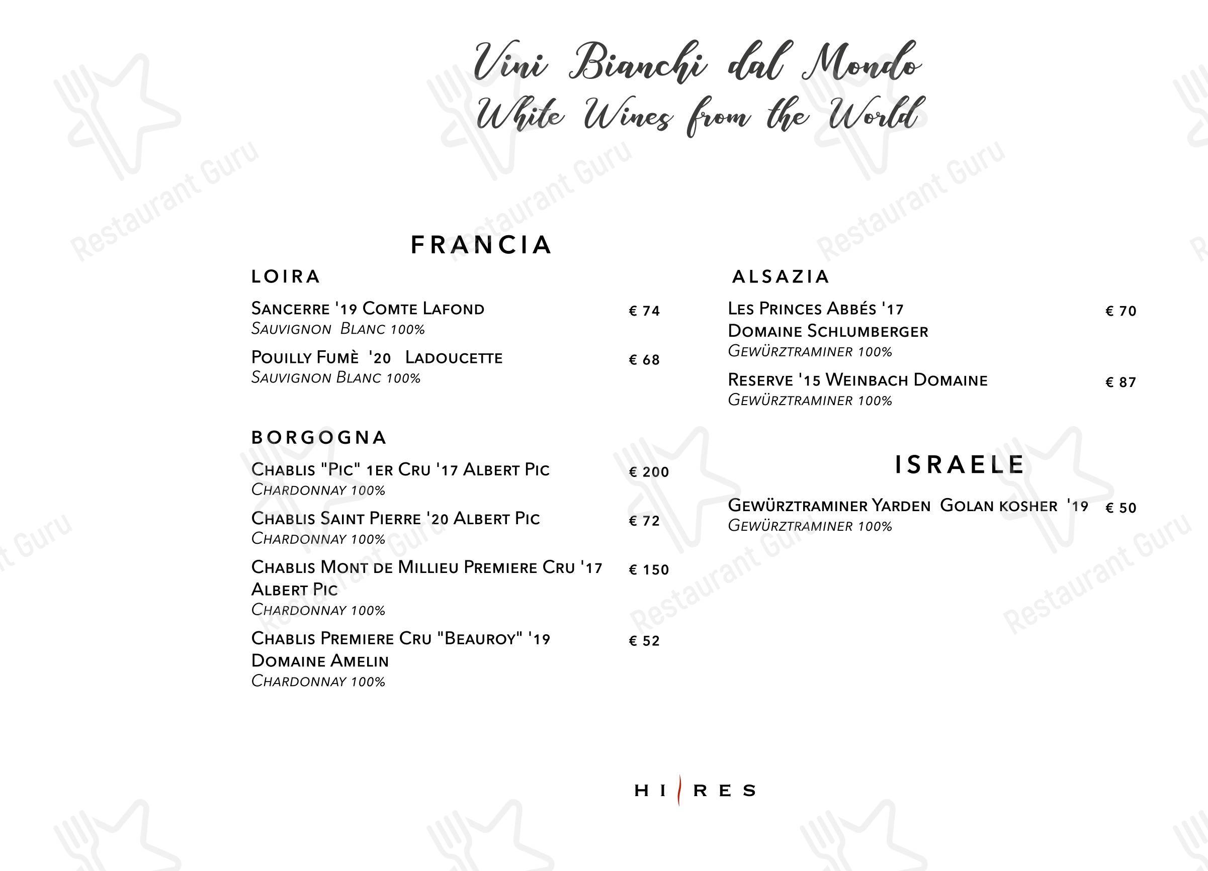 Hi-Res in Roma - Ночное меню