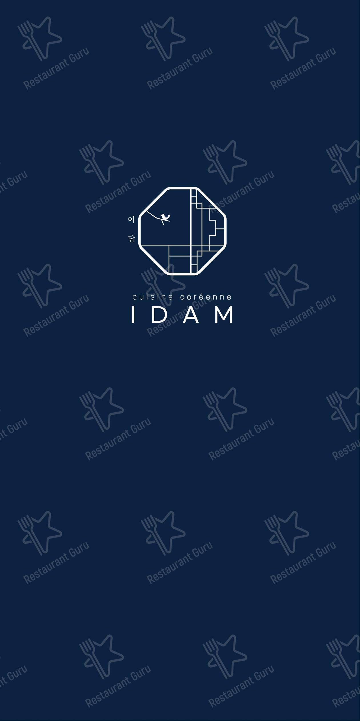 IDAM_Cuisine Coréenne dans Paris - Menu