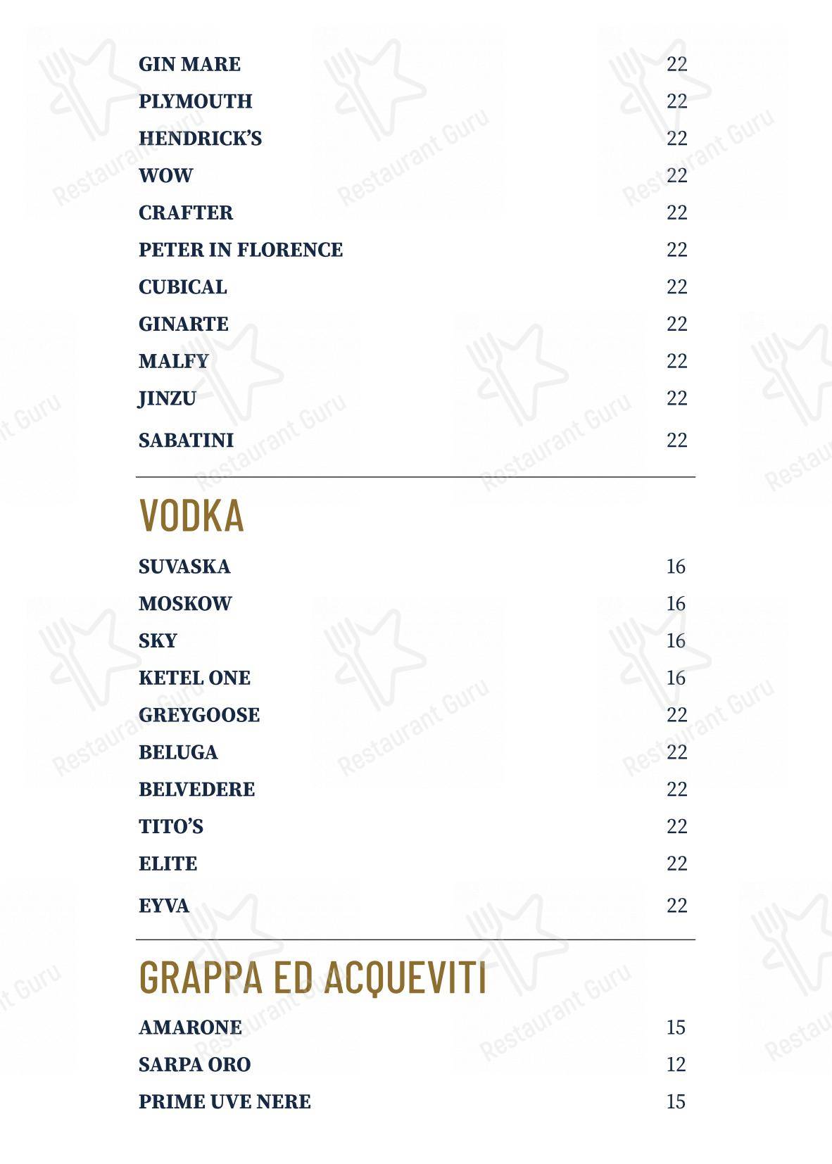 Основное меню per Il Conventino di Villa Tolomei a Marignolle in Firenze