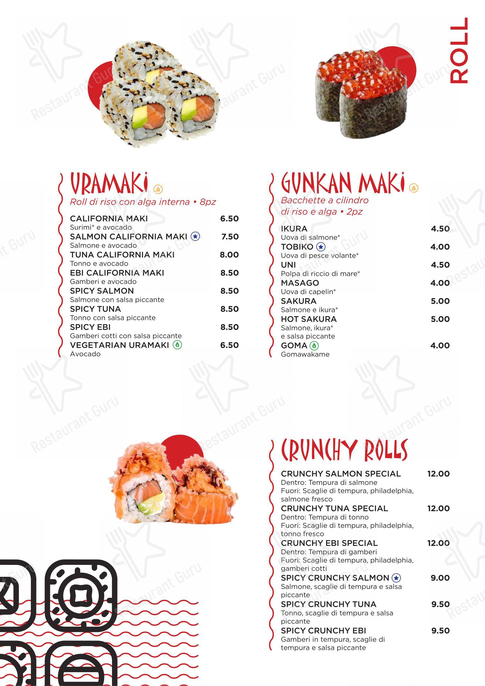 Menu pour Osaka Restaurant restaurant
