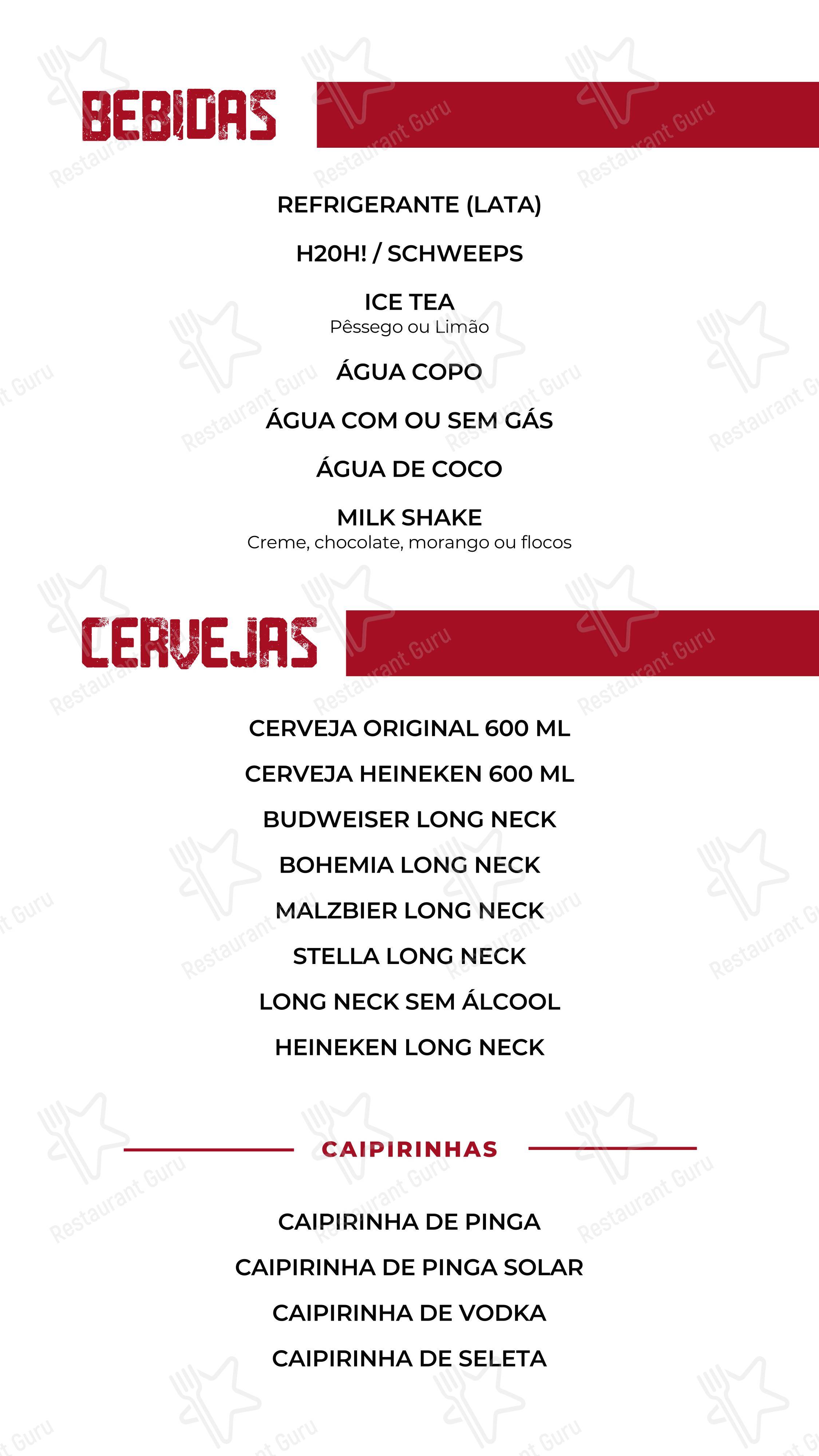 Menu para Restaurante, Churrascaria por Kilo e Lanchonete - Peru's Sandubas em São Paulo