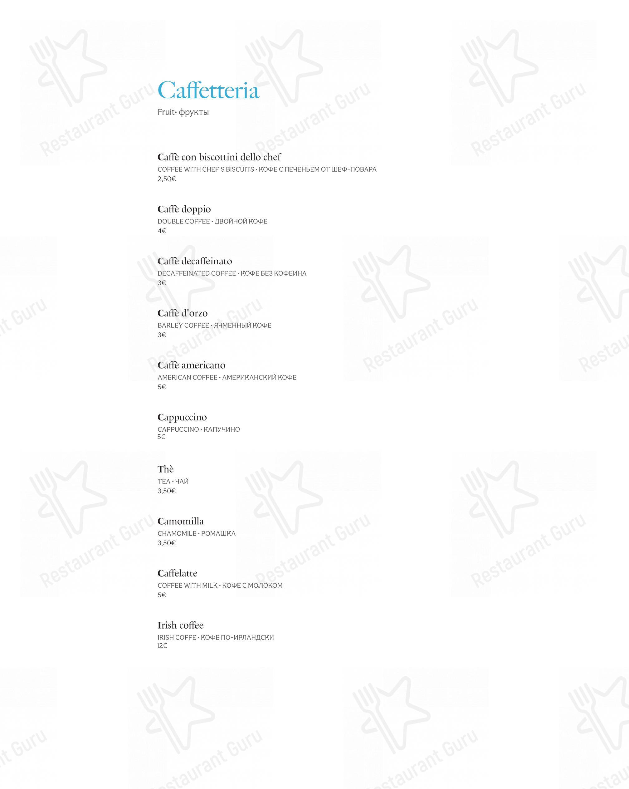 Menu pour Pescheria Rossini - 菜单